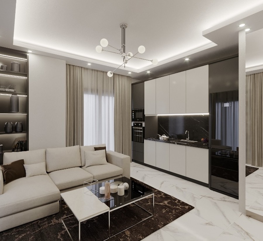 Downtown Alanya 1-bedroom apartment
