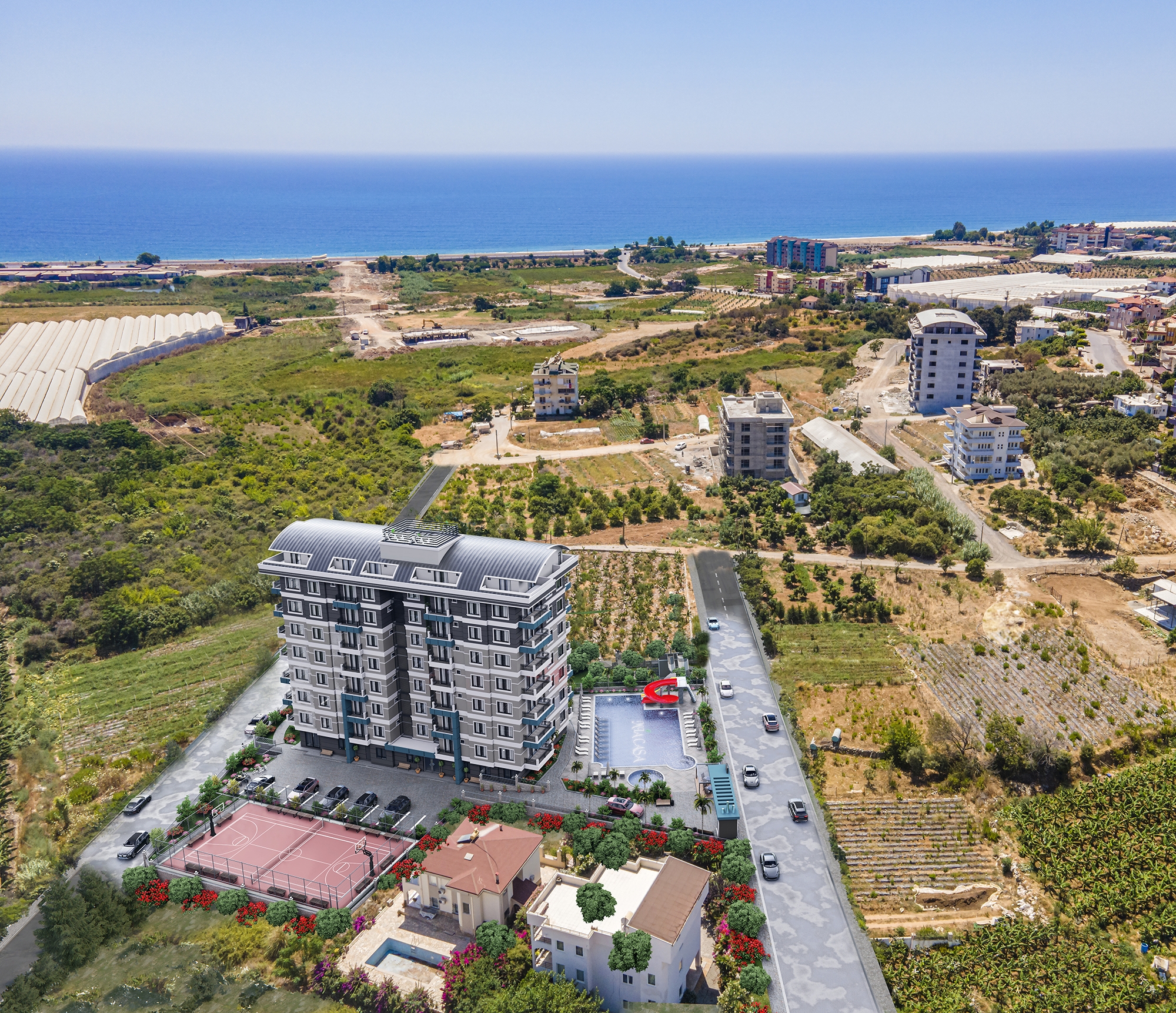 Luxury 1+1 Apartment with Sea and Mountain Views in Demirtas