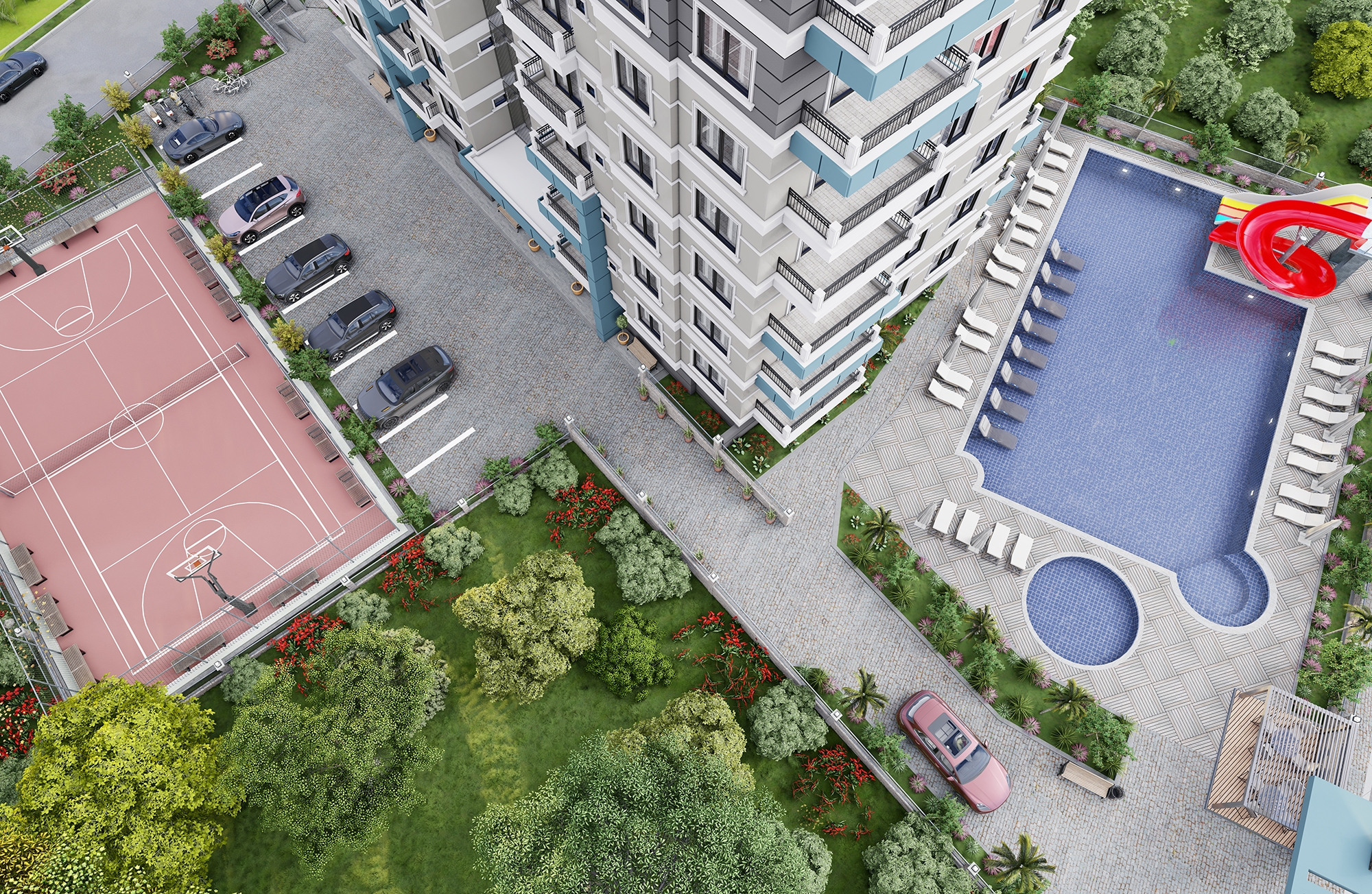 Luxury 1+1 Apartment with Sea and Mountain Views in Demirtas
