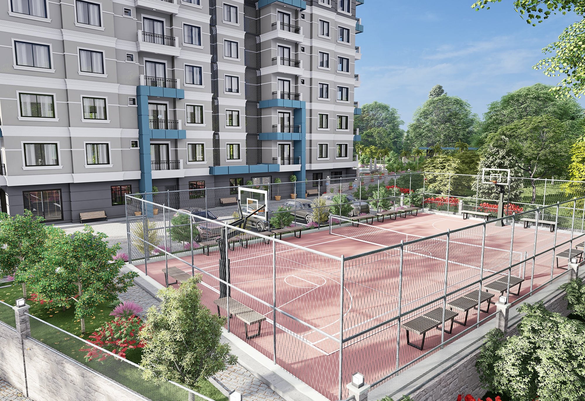 Luxury 1+1 Apartment with Sea and Mountain Views in Demirtas