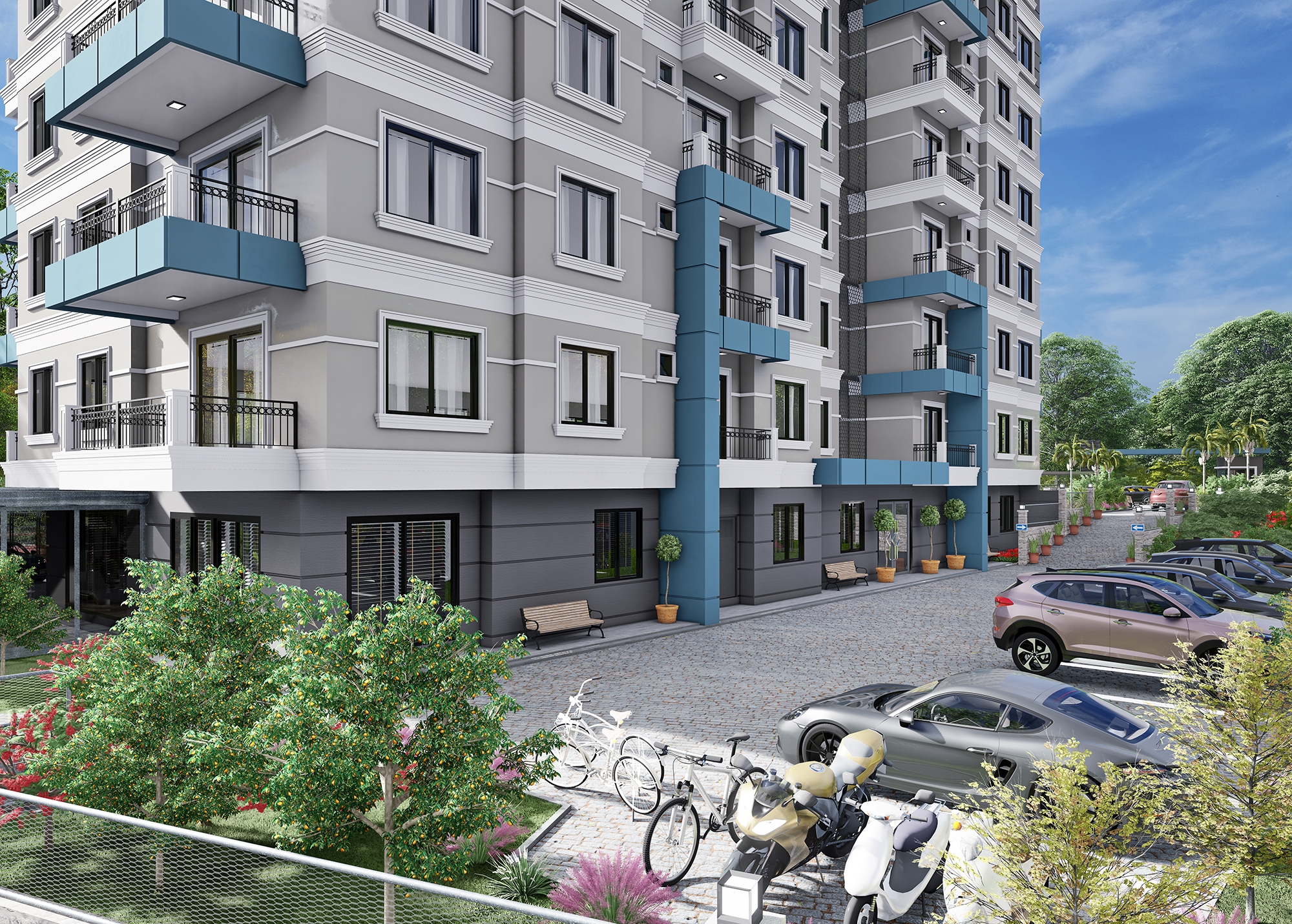 Luxury 1+1 Apartment with Sea and Mountain Views in Demirtas