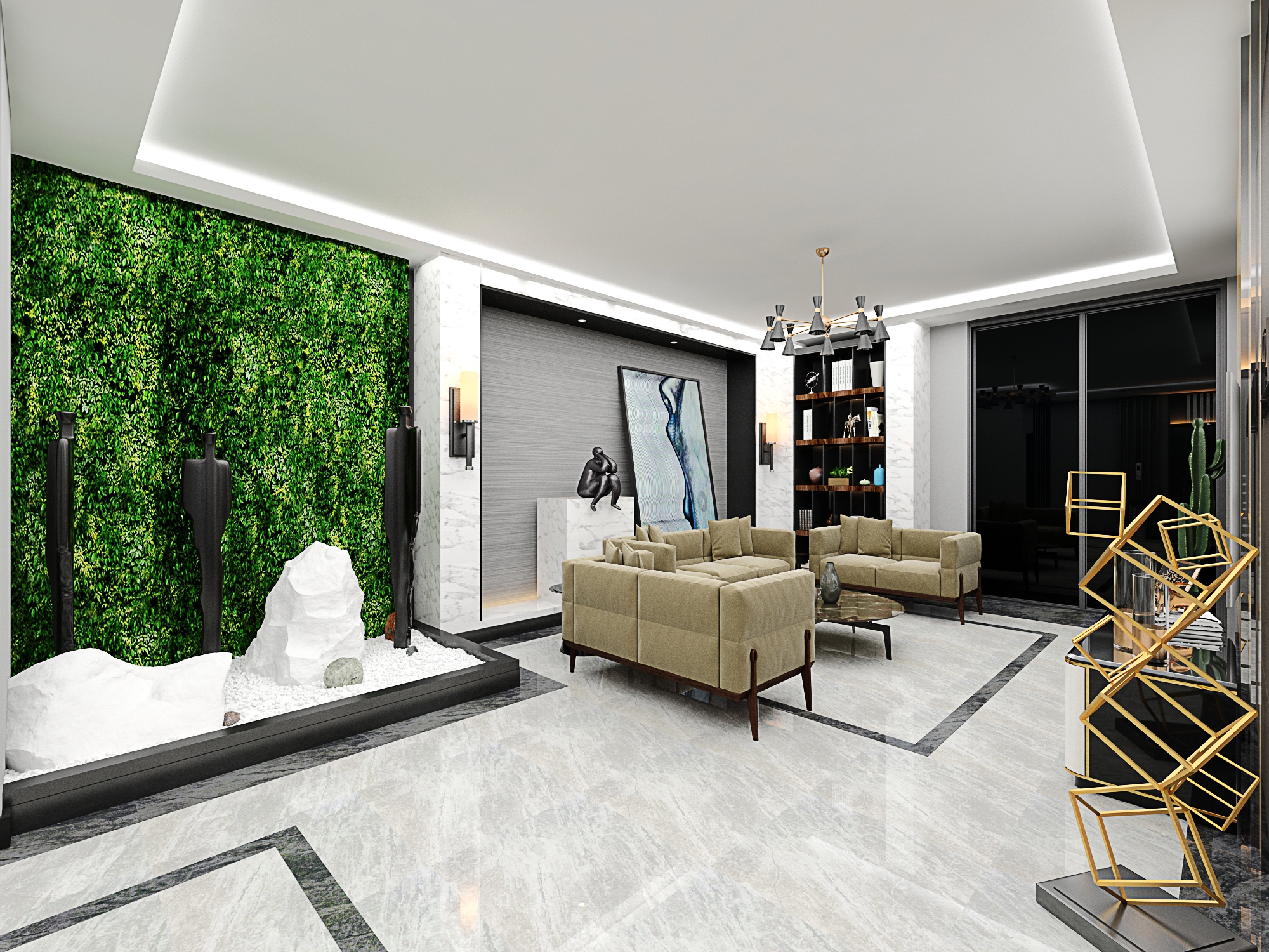 Luxury 1+1 Apartment with Sea and Mountain Views in Demirtas