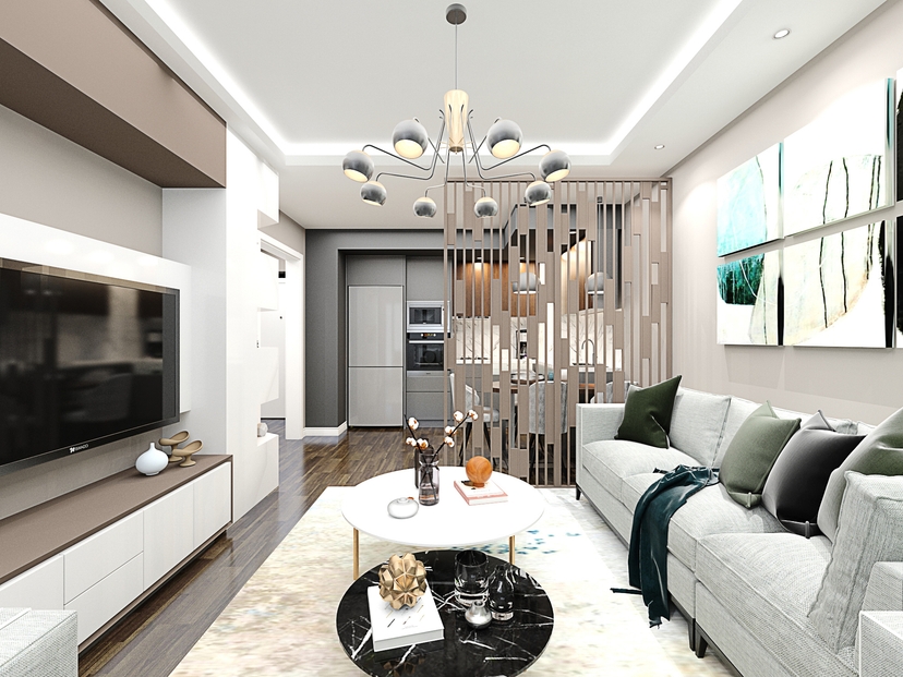 Luxury 1+1 Apartment with Sea and Mountain Views in Demirtas