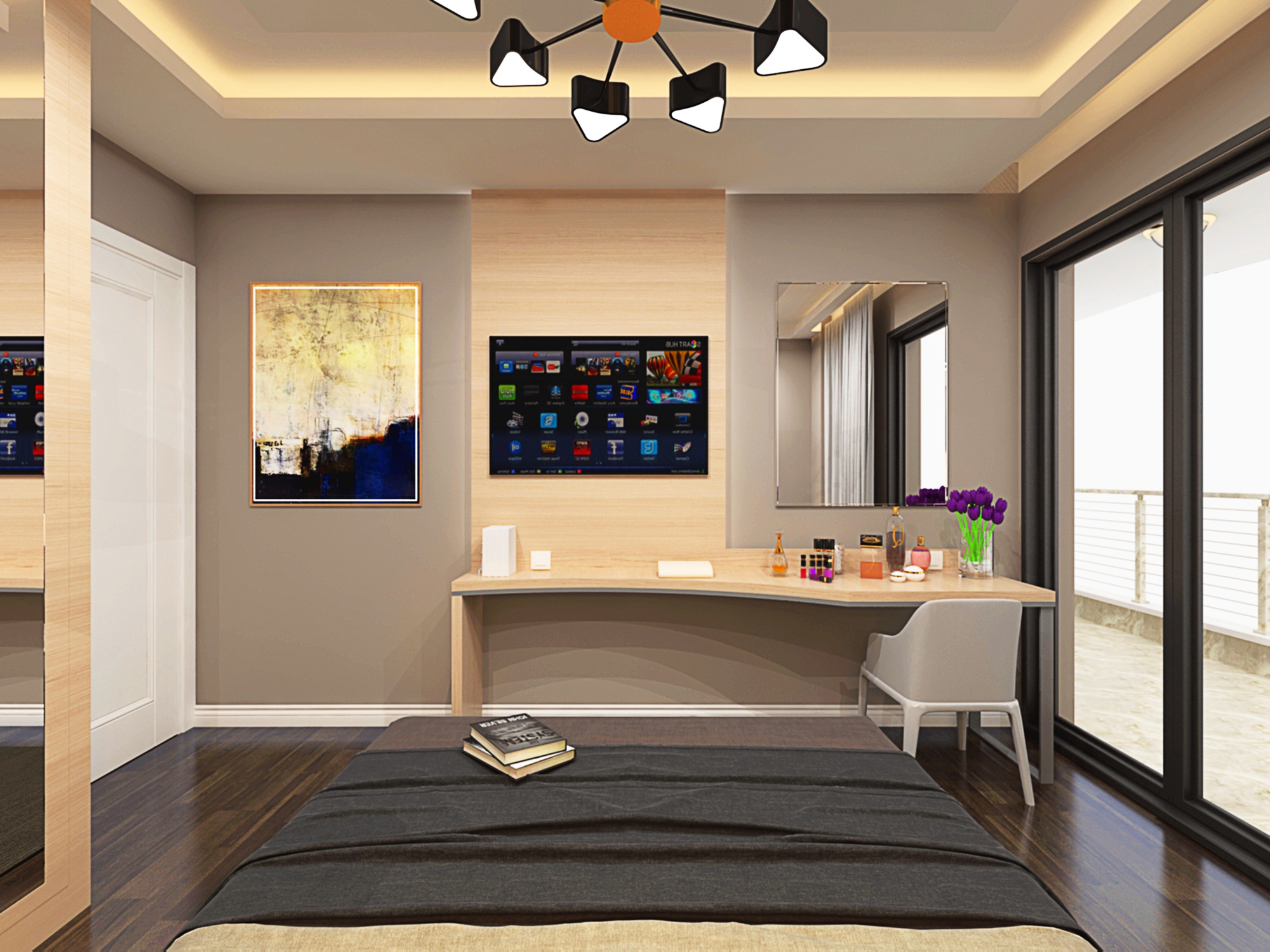 Luxury 1+1 Apartment with Sea and Mountain Views in Demirtas