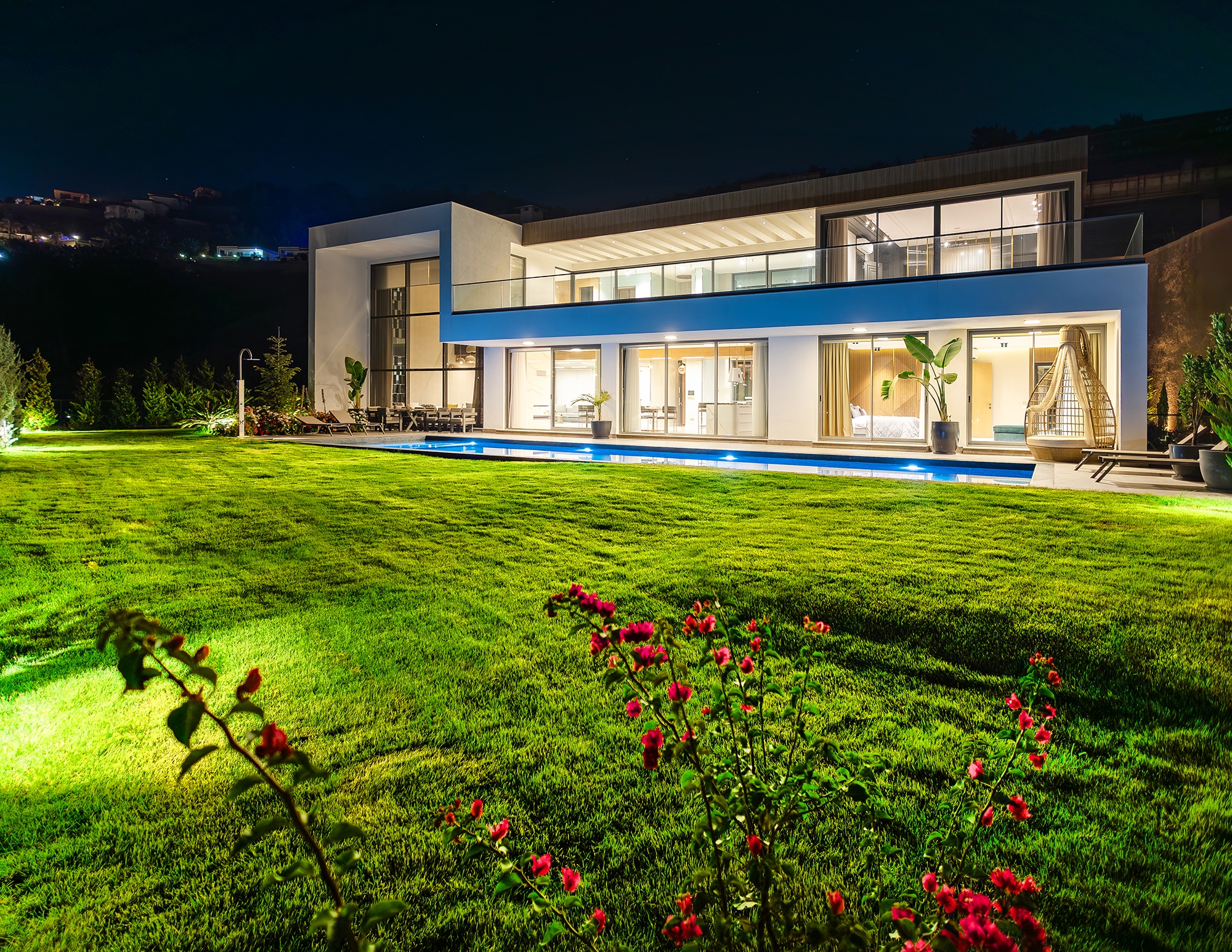 Luxuriöse Bergblick 4+1 Villa in Kargicak, Alanya