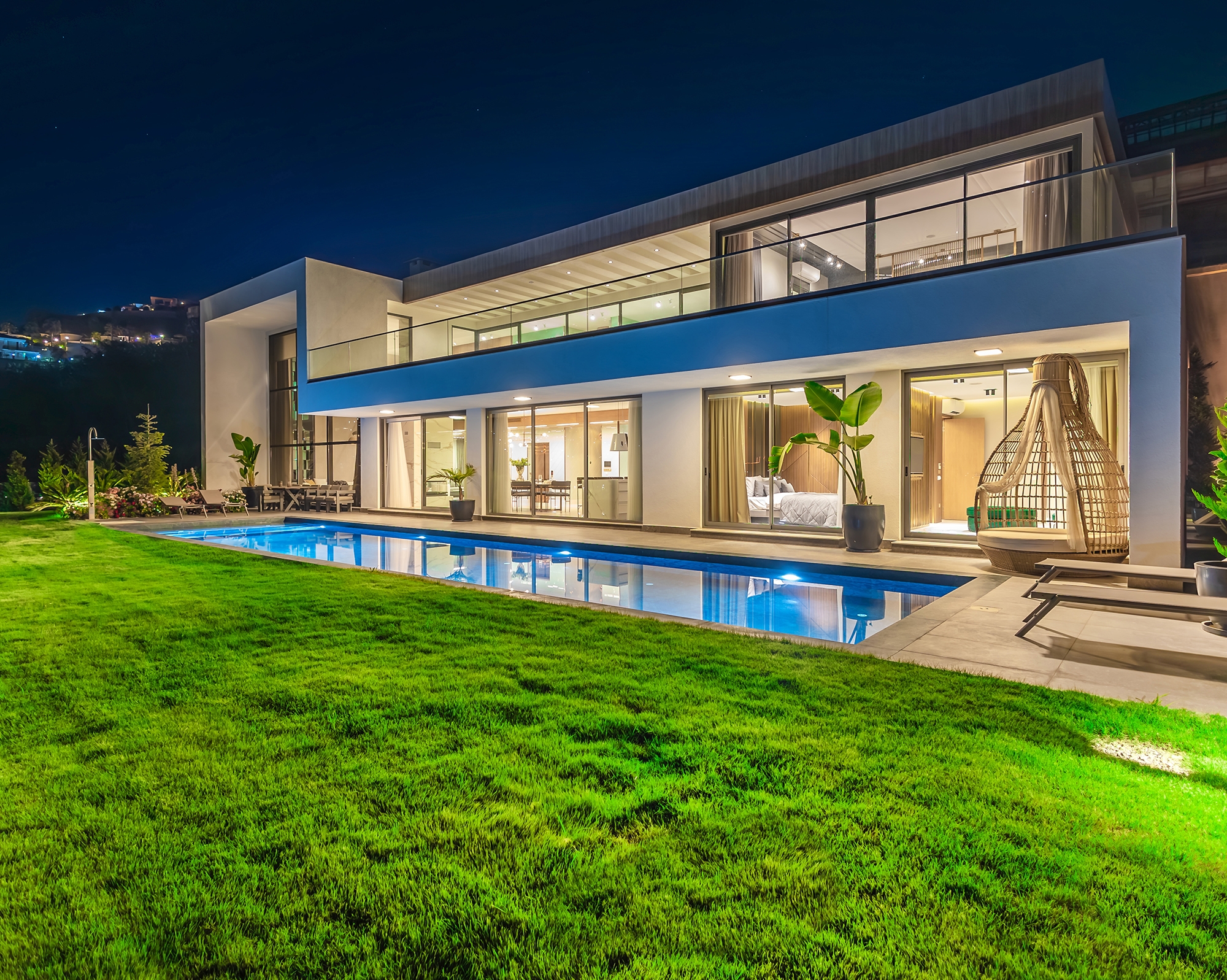 Luxuriöse Bergblick 4+1 Villa in Kargicak, Alanya