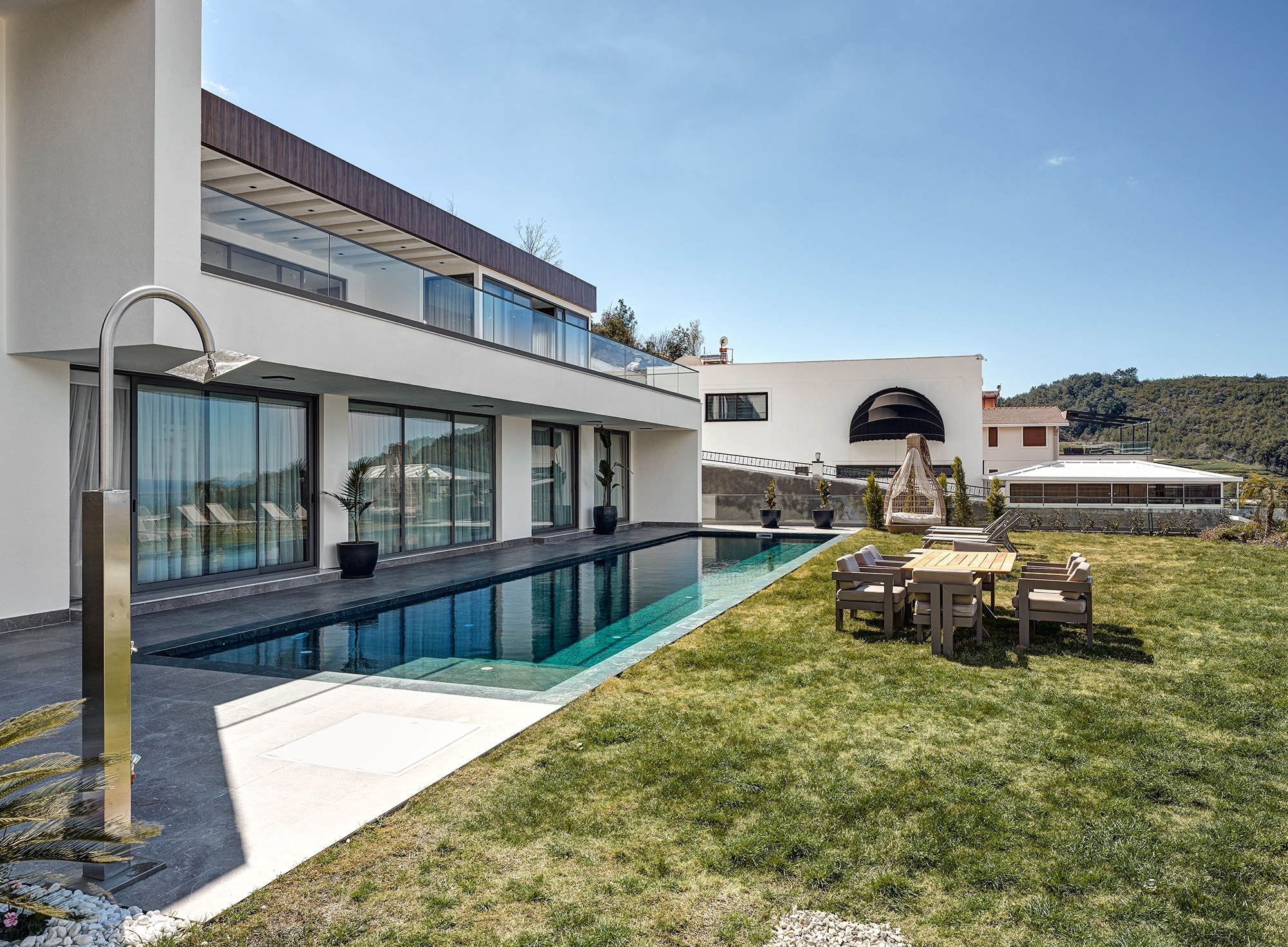 Luxuriöse Bergblick 4+1 Villa in Kargicak, Alanya
