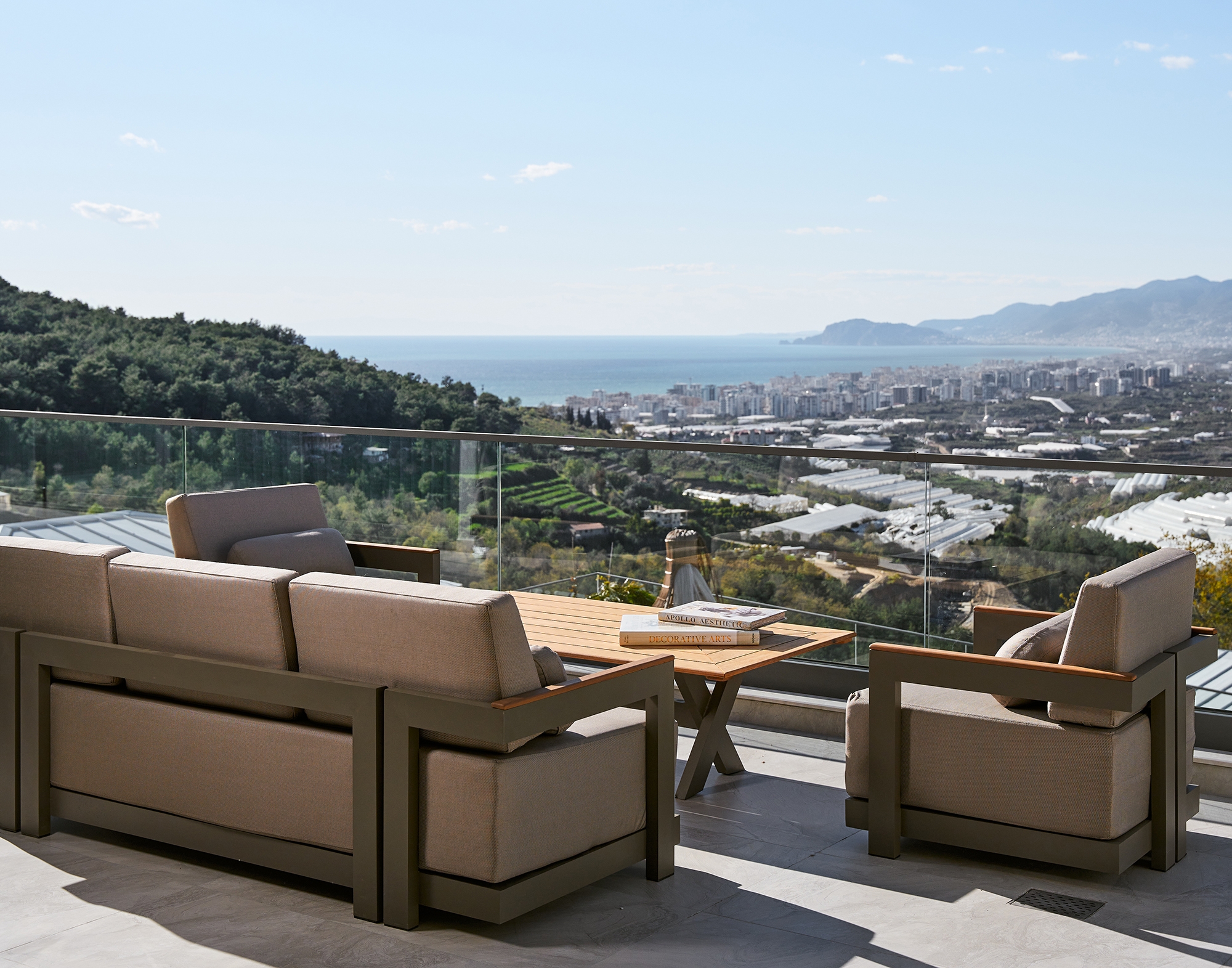 Luxuriöse Bergblick 4+1 Villa in Kargicak, Alanya