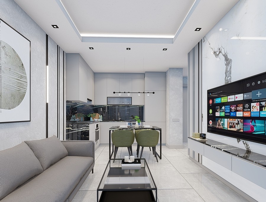 Luxury Mountain View 1+1 Apartment, Alanya Mahmutlar