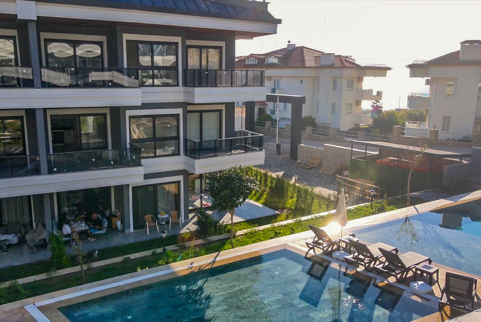 Luksuriøs 1+1 Lejlighed med Hav- og Bjergudsigt, Alanya - Konakli