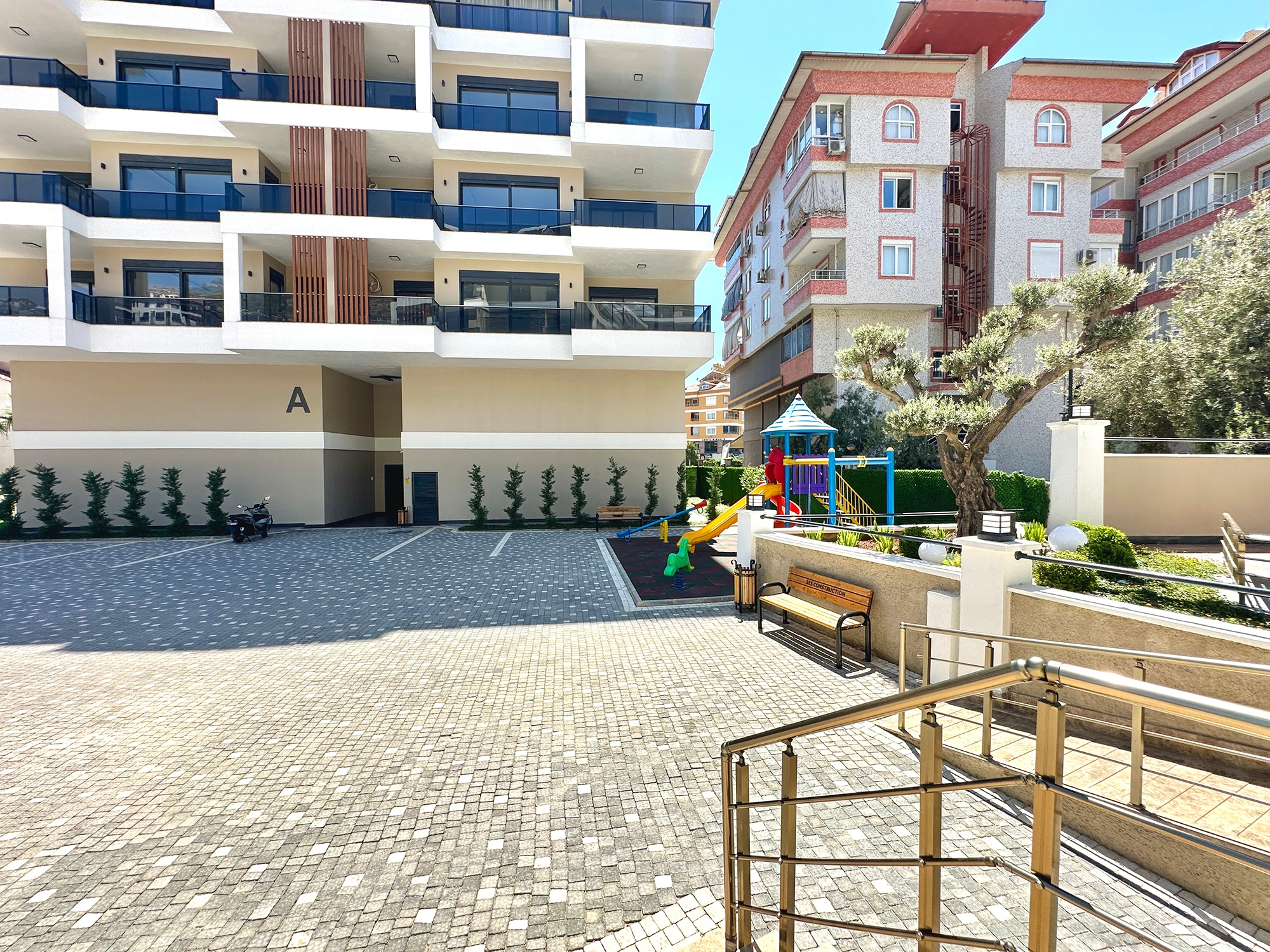 Luxuriöse 2+1 Wohnung mit Meerblick und Bergblick, Alanya - Hasbahce