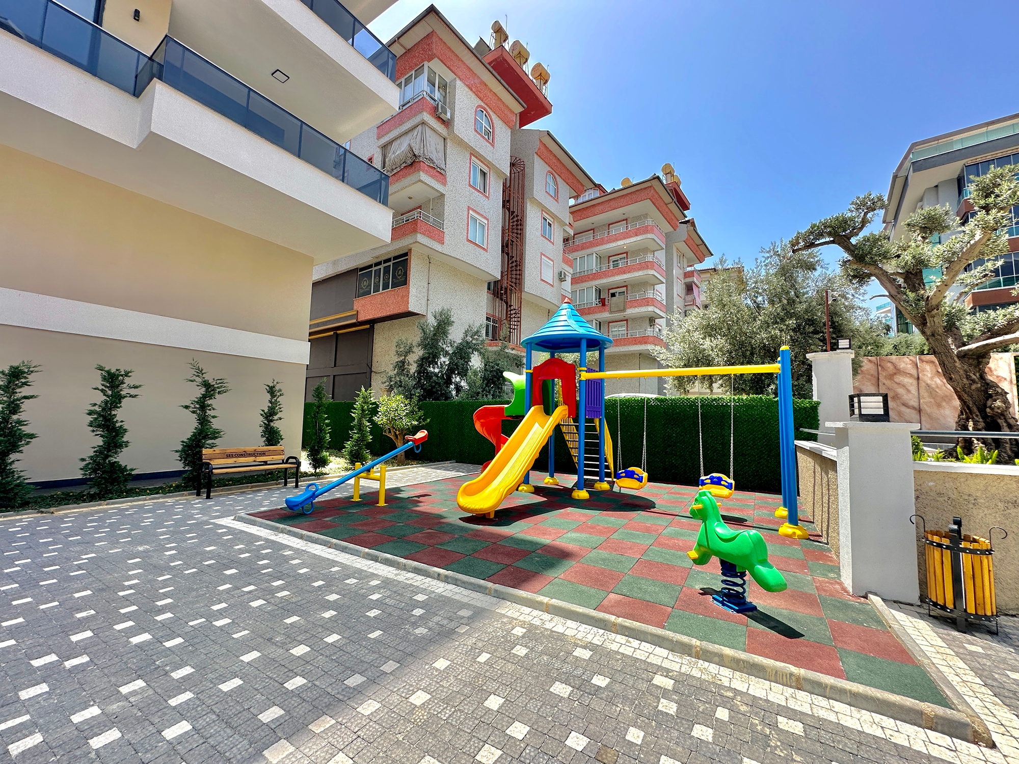 Luxuriöse 2+1 Wohnung mit Meerblick und Bergblick, Alanya - Hasbahce