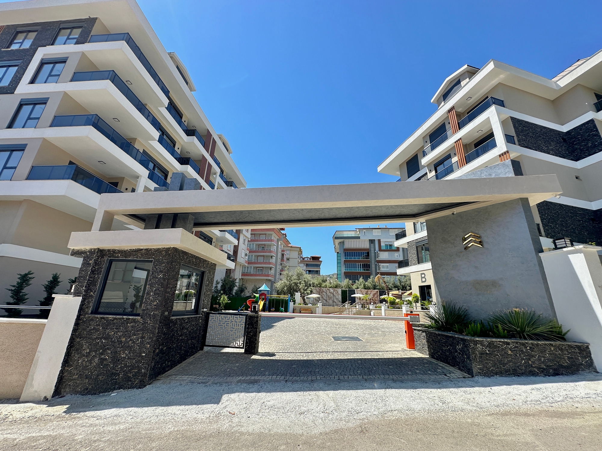 Luxuriöse 2+1 Wohnung mit Meerblick und Bergblick, Alanya - Hasbahce