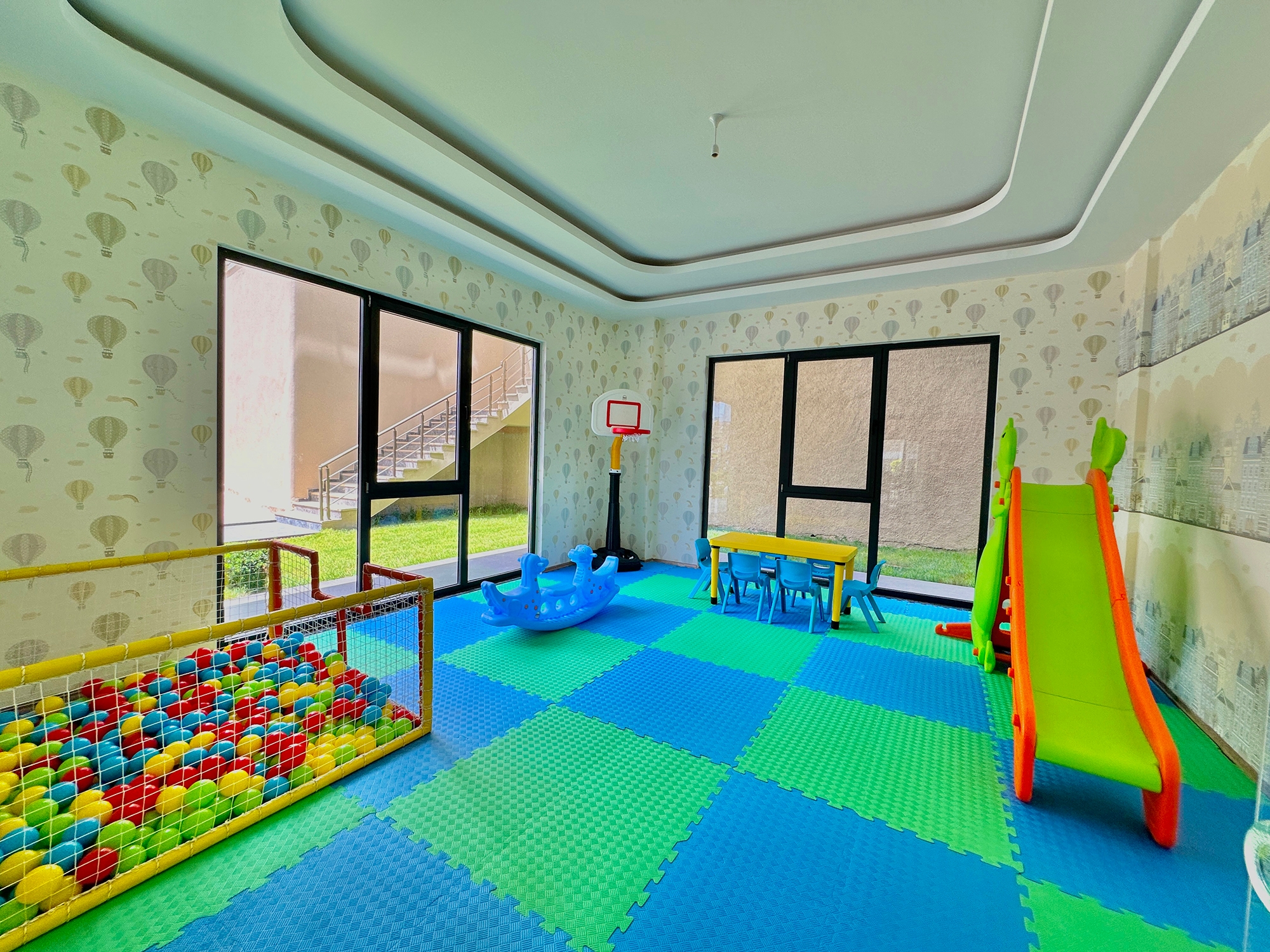 Luxuriöse 2+1 Wohnung mit Meerblick und Bergblick, Alanya - Hasbahce