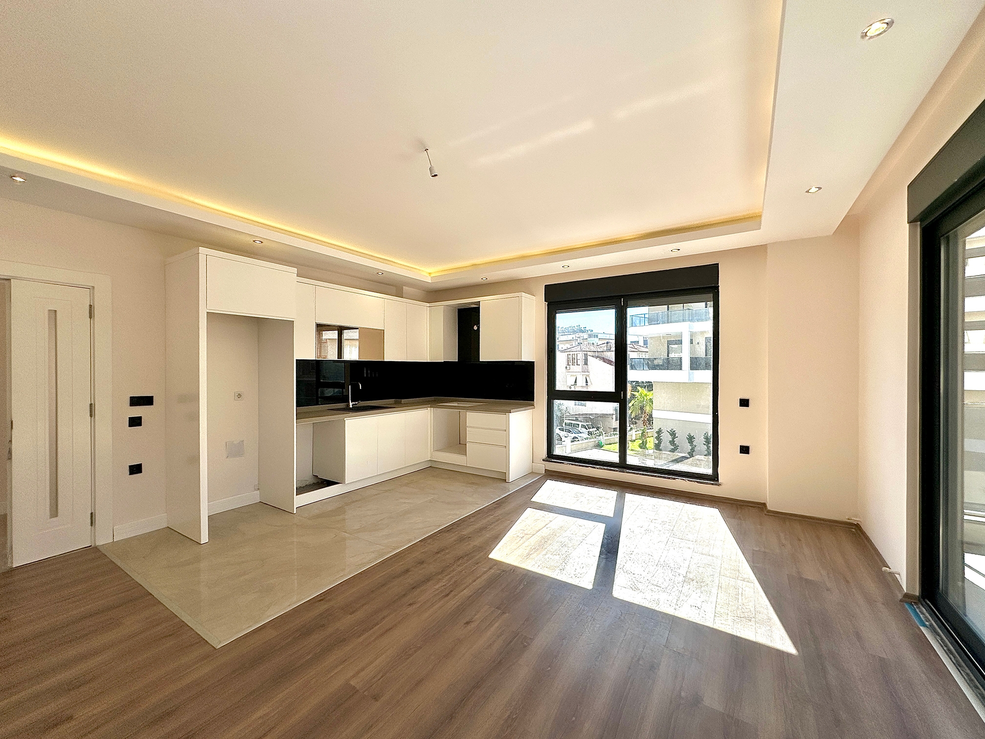 Luxuriöse 2+1 Wohnung mit Meerblick und Bergblick, Alanya - Hasbahce