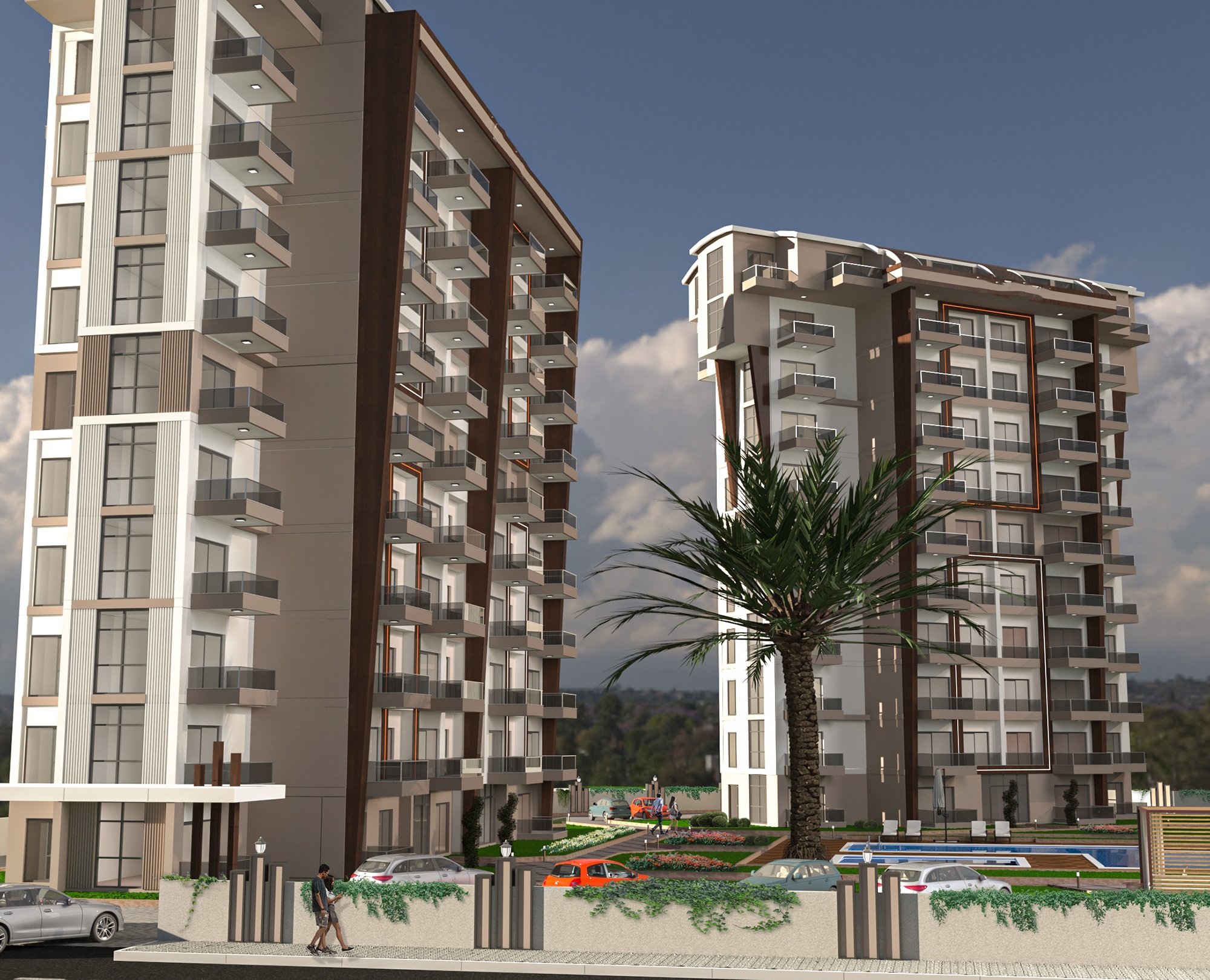 Luxury 1+1 Apartment with Mountain View in Gazipasa, Alanya