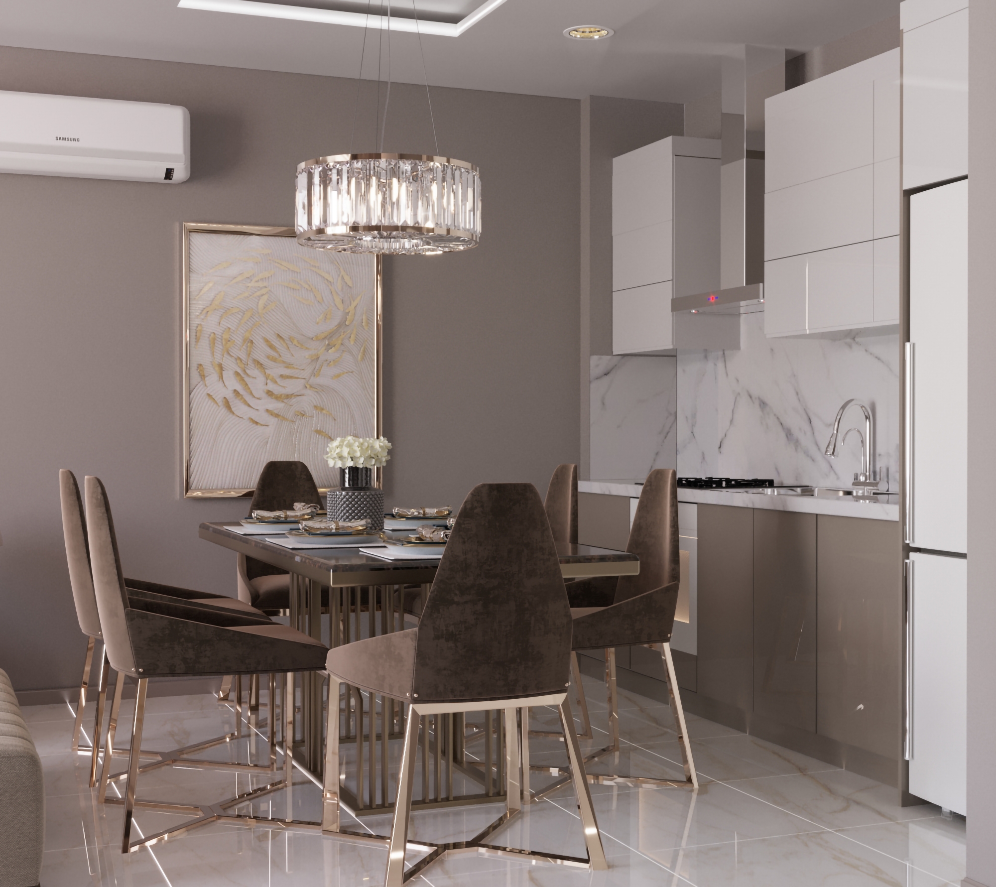 Luxury 1+1 Apartment with Mountain View in Gazipasa, Alanya
