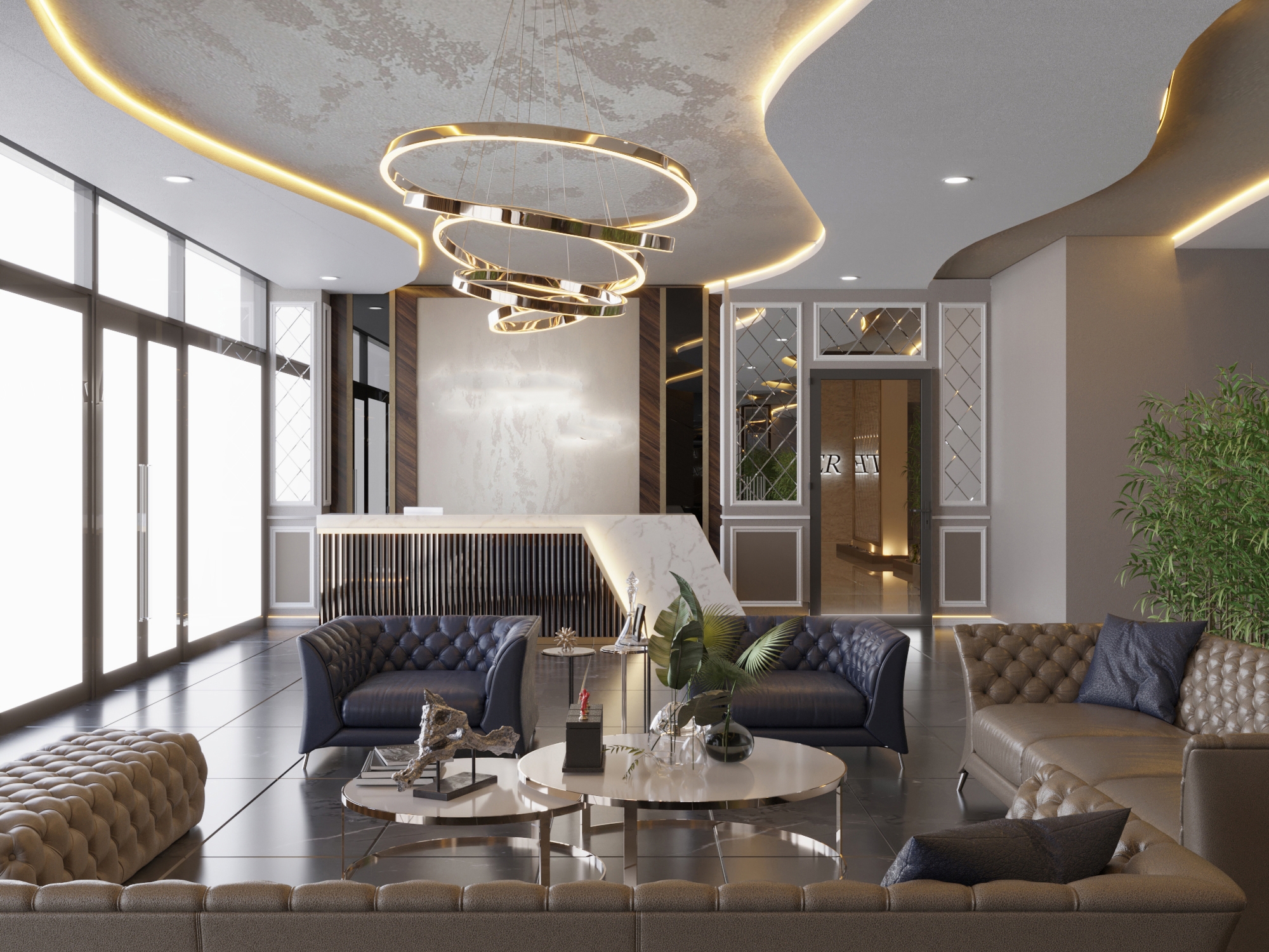 Moderne 1+1 Leilighet med Fjellutsikt i Gazipasa, Alanya