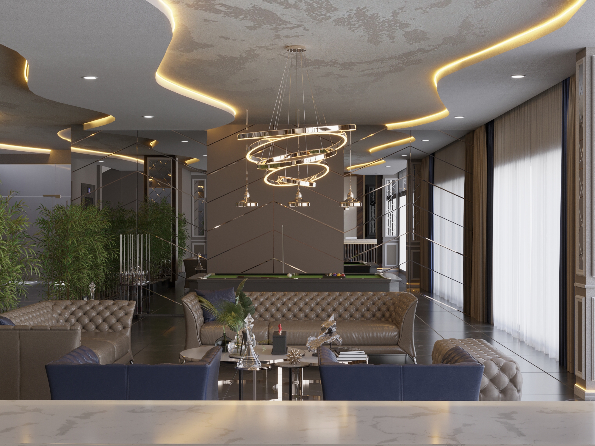 Moderne 1+1 Leilighet med Fjellutsikt i Gazipasa, Alanya