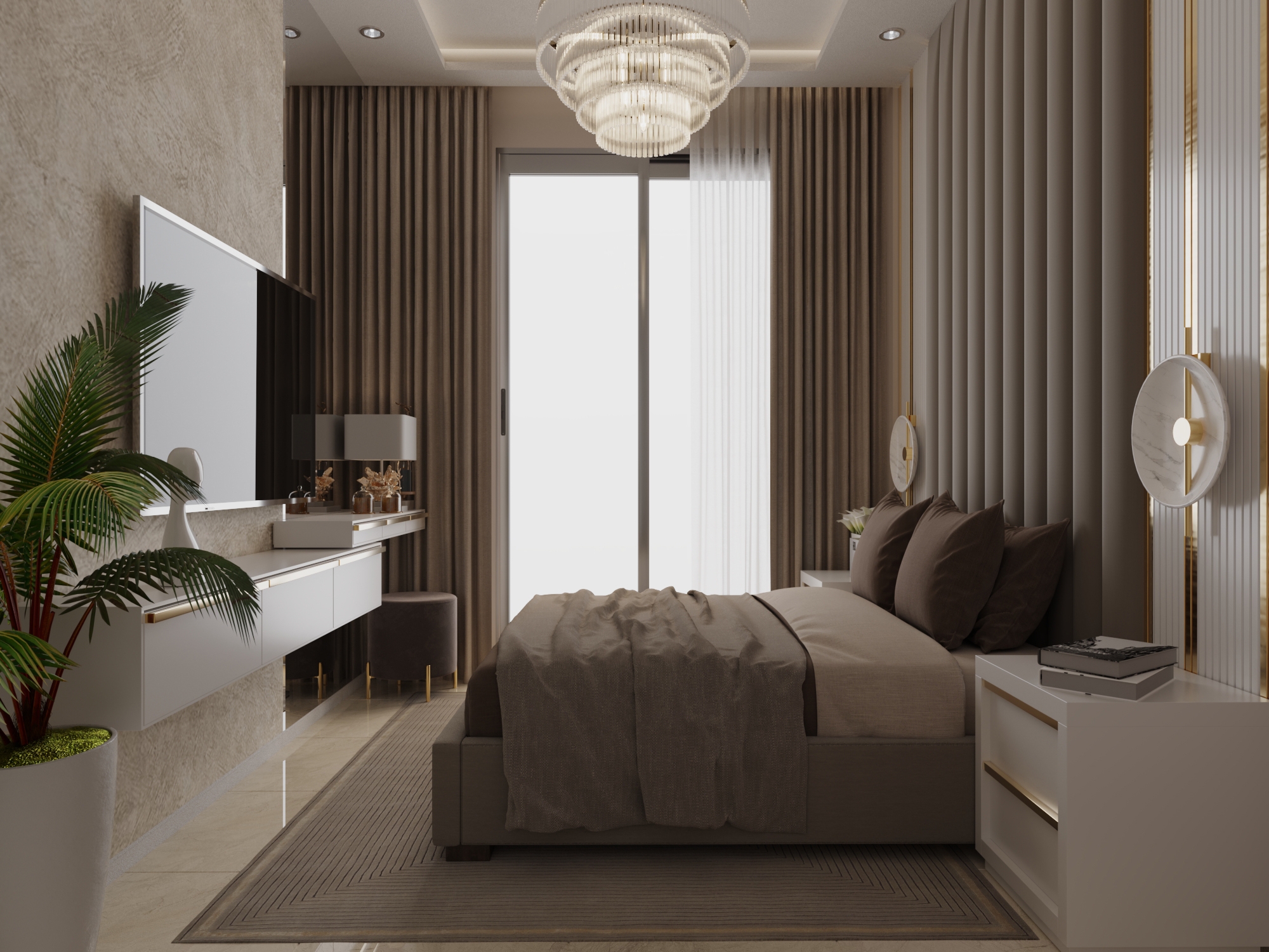 Moderne 1+1 Leilighet med Fjellutsikt i Gazipasa, Alanya