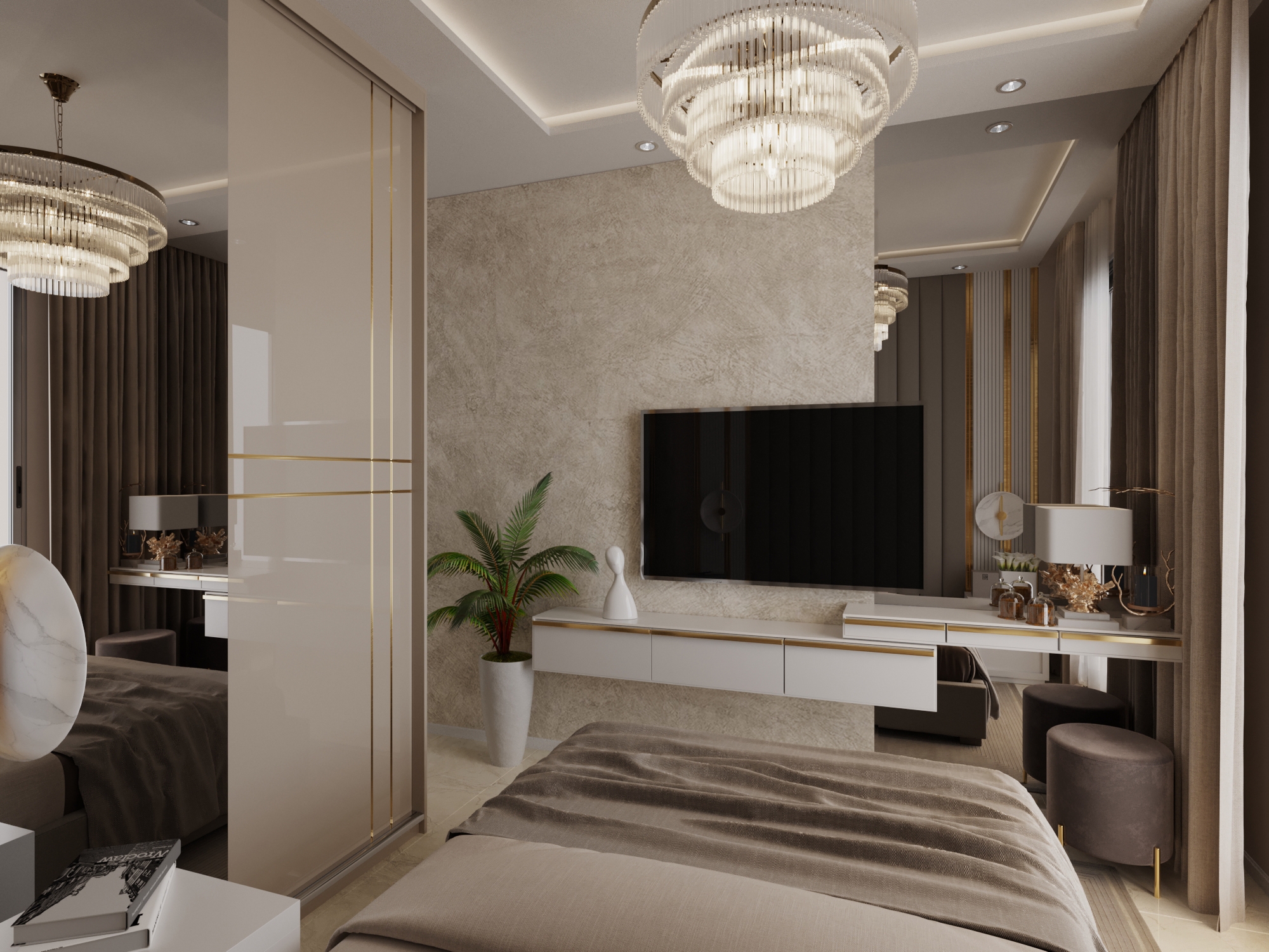 Moderne 1+1 Leilighet med Fjellutsikt i Gazipasa, Alanya