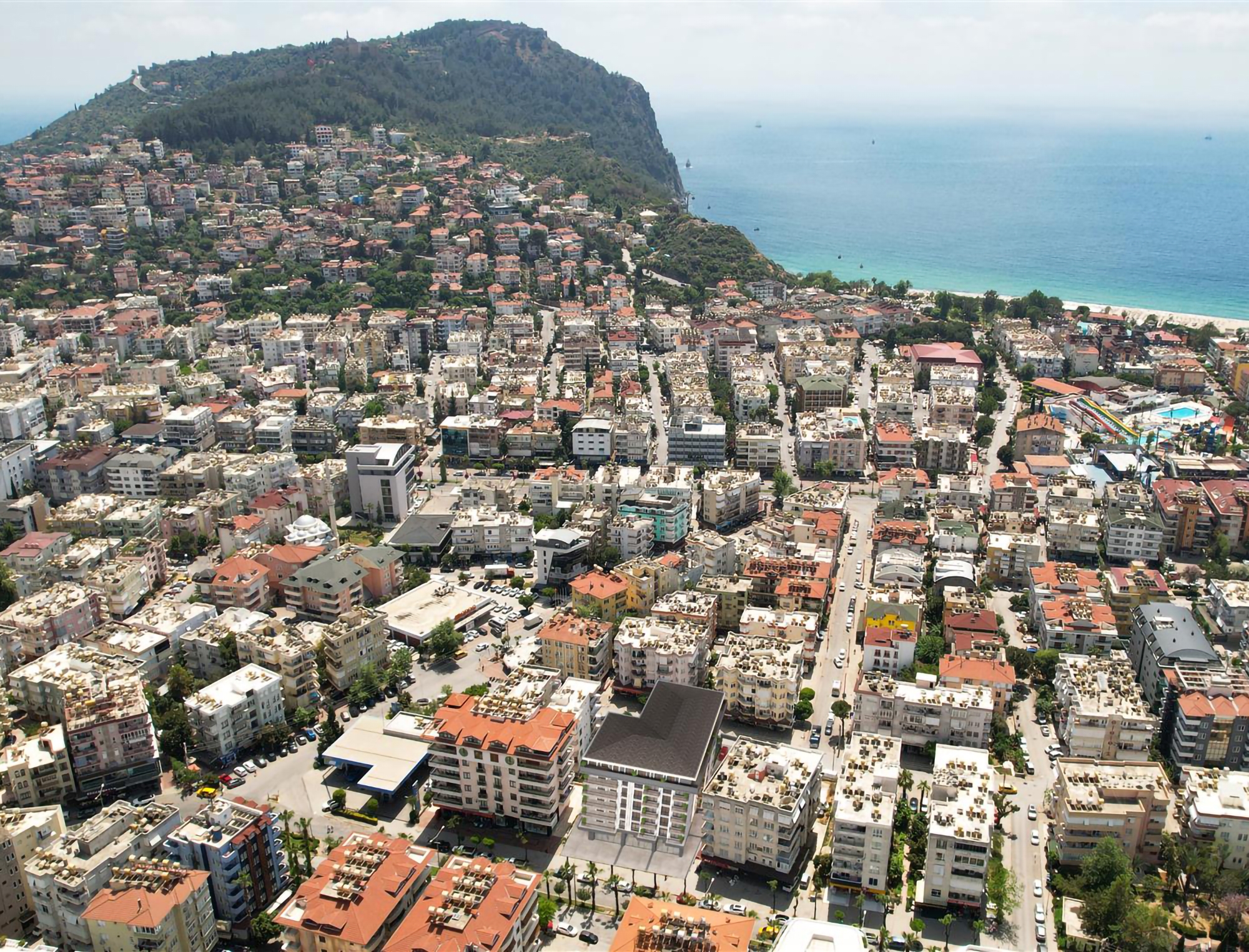 Stilvolles 1+1 Apartment mit Meerblick in Alanya Zentrum