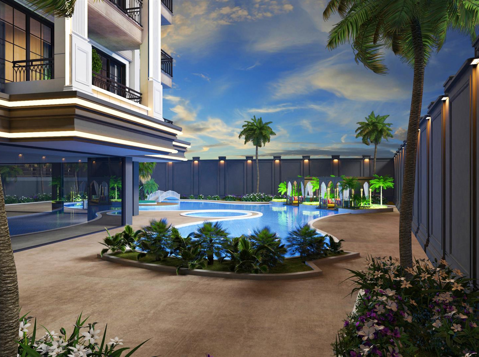 Stilvolles 1+1 Apartment mit Meerblick in Alanya Zentrum