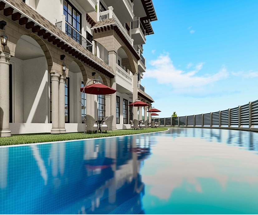 Luxuriöses 1+1 Apartment mit Meerblick und Bergblick, Alanya - Kargicak