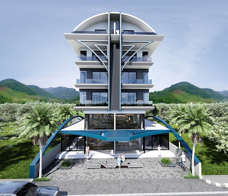 Modern apartments in Demirtash