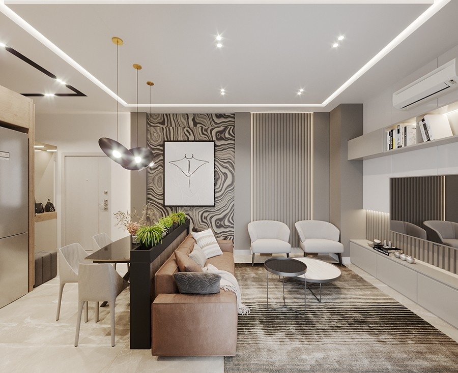 Modern apartments in Demirtash