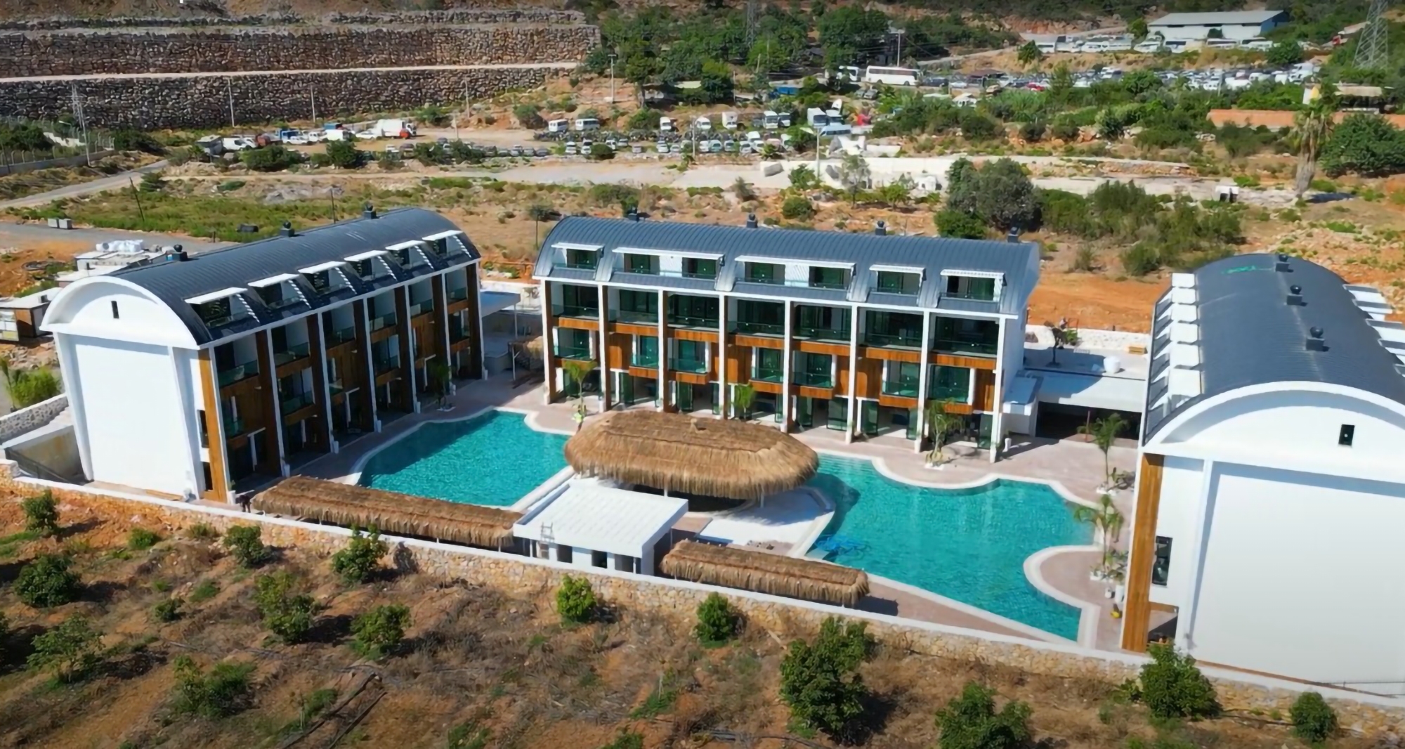 Luksus 2+1 Lejlighed med Hav- og Bjergudsigt, Alanya - Konakli