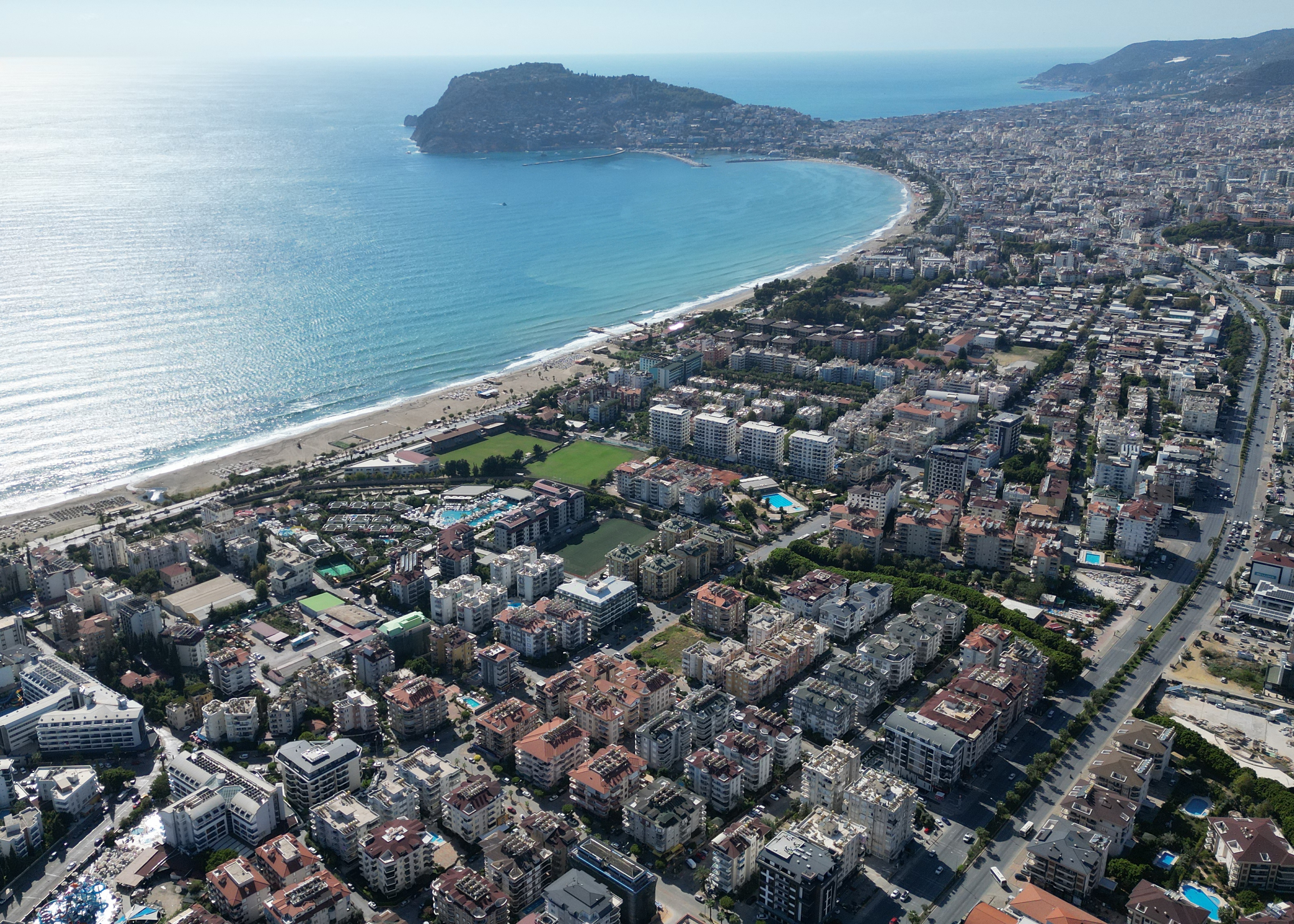 Luxuriöses 1+1 Apartment mit Bergblick in Alanya - Oba