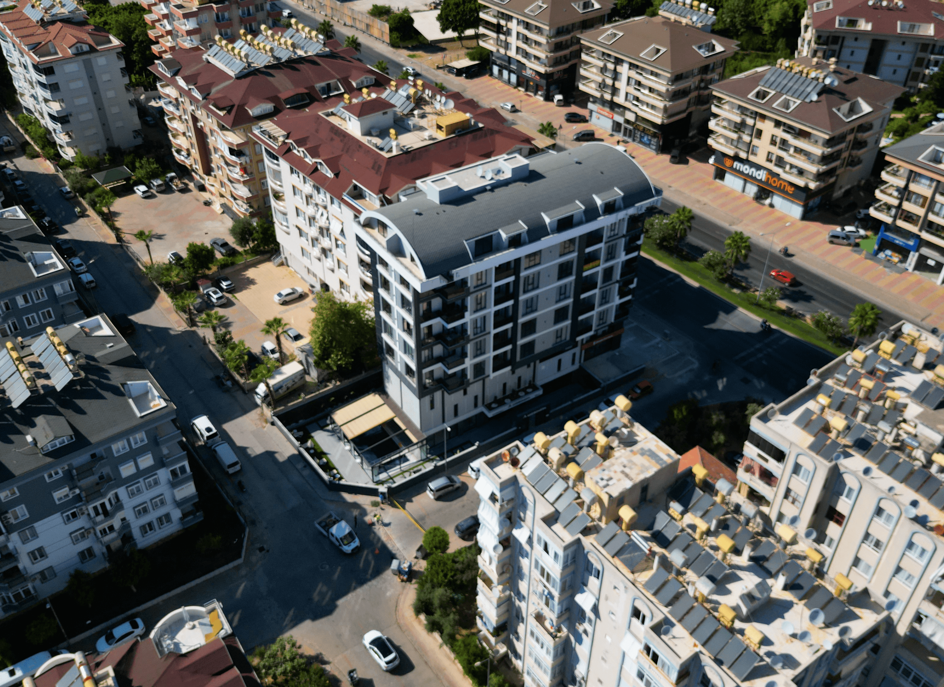Luxuriöses 1+1 Apartment mit Bergblick in Alanya - Oba