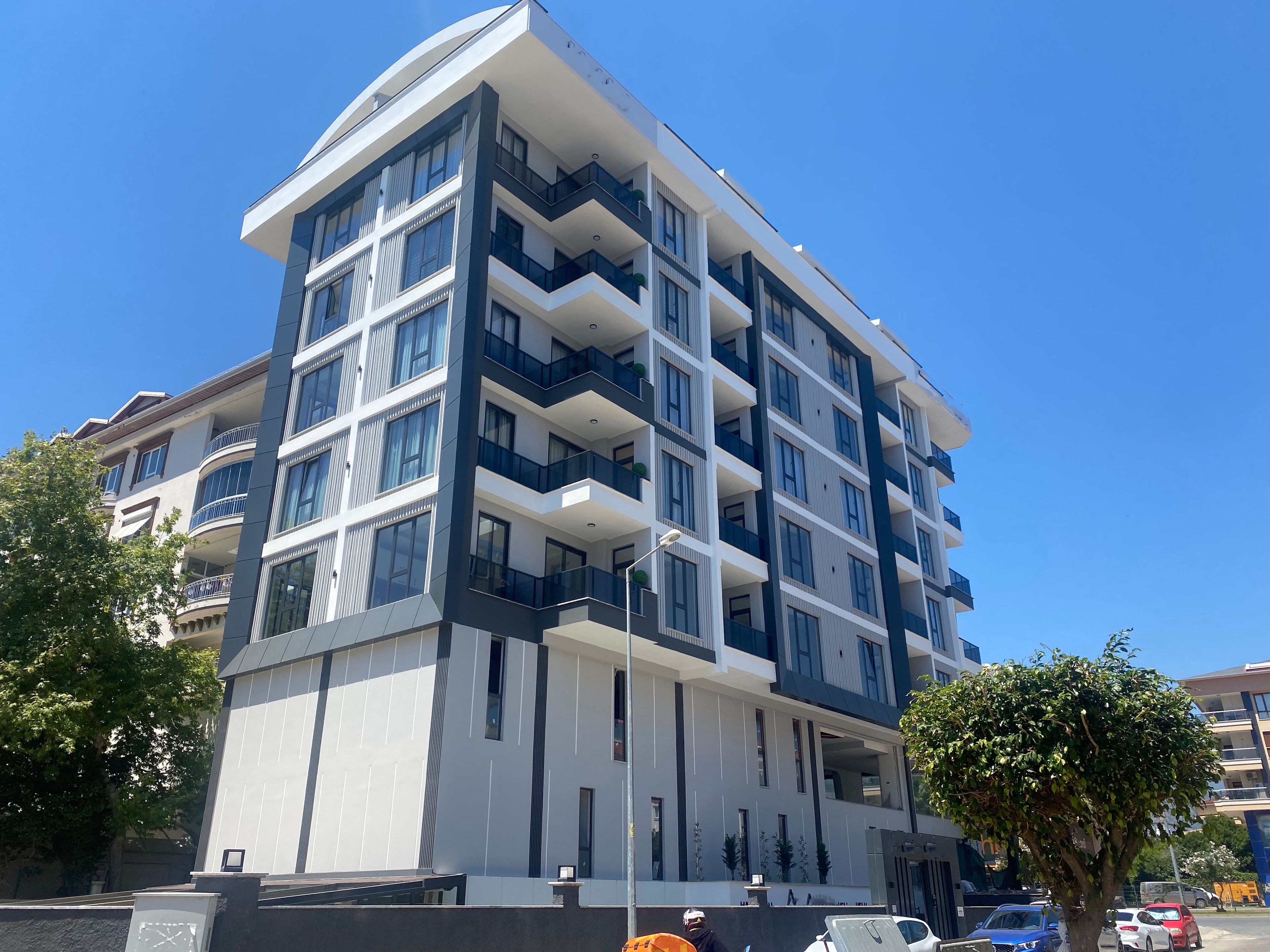 Luxuriöses 1+1 Apartment mit Bergblick in Alanya - Oba