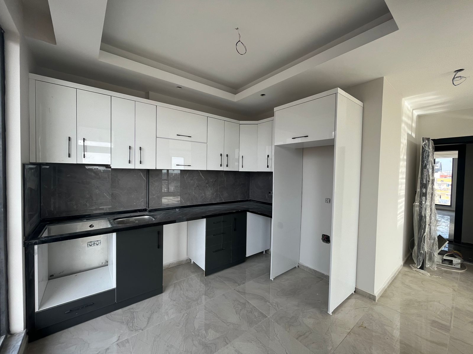 Luxuriöses 1+1 Apartment mit Bergblick in Alanya - Oba