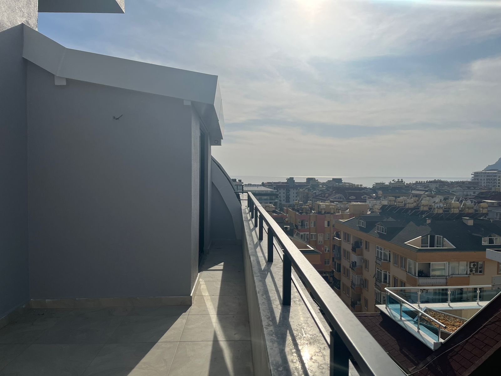 Luxuriöses 1+1 Apartment mit Bergblick in Alanya - Oba