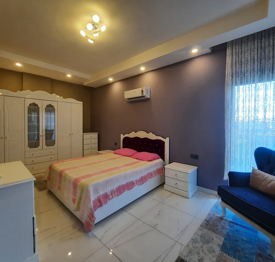 Luksus 3+1 Lejlighed med Bjergudsigt, Alanya - Oba