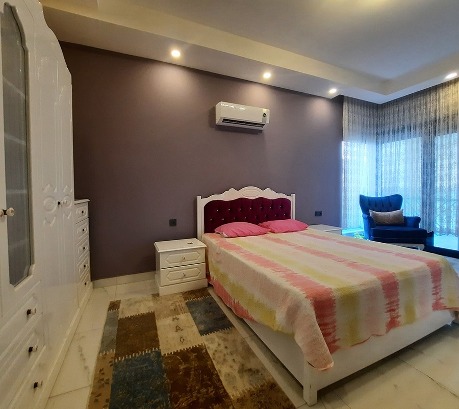 Luksus 3+1 Lejlighed med Bjergudsigt, Alanya - Oba