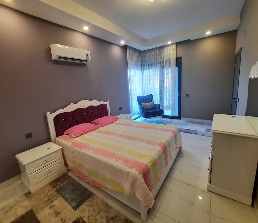 Luksus 3+1 Lejlighed med Bjergudsigt, Alanya - Oba