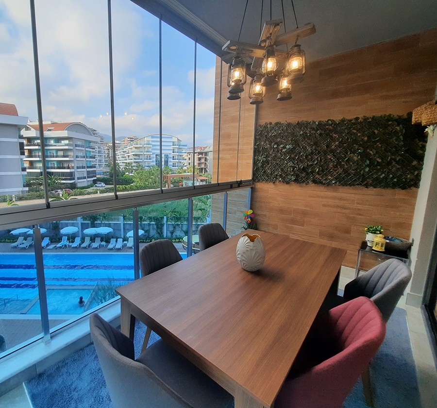 Luksus 3+1 Lejlighed med Bjergudsigt, Alanya - Oba