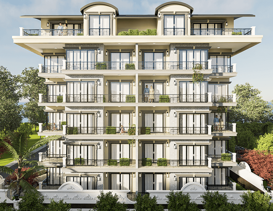 New penthouses and apartments in Mahmutlar