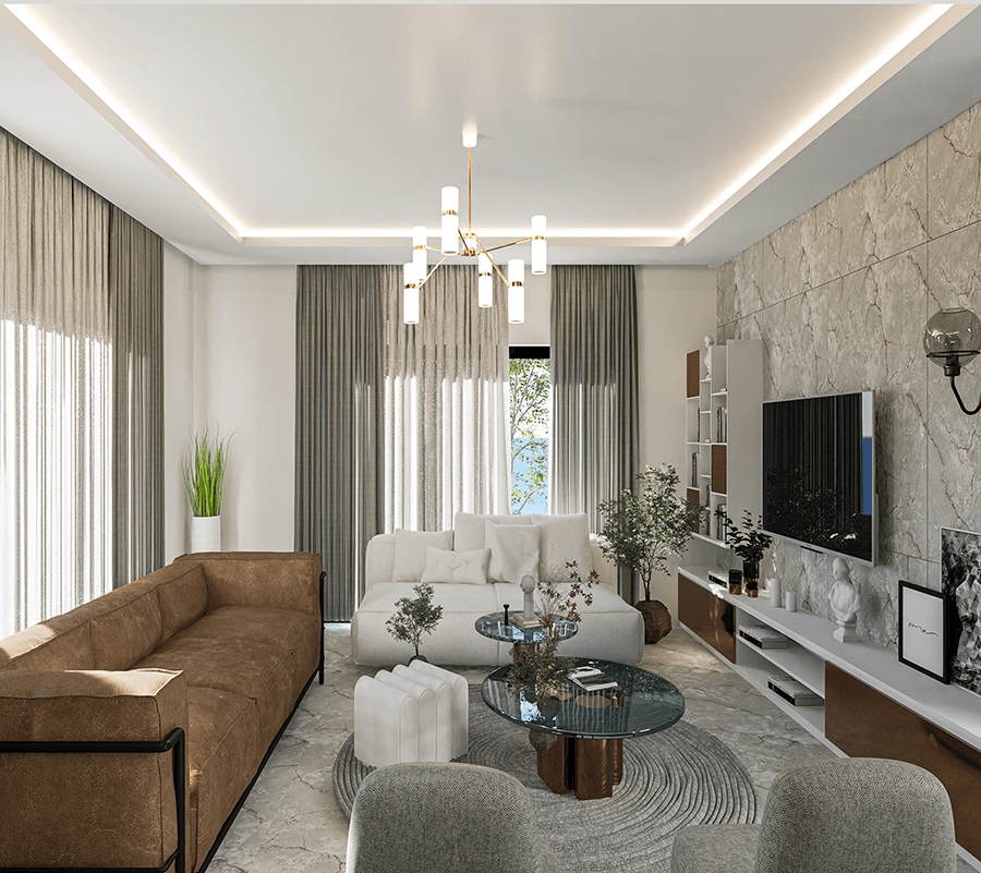 New penthouses and apartments in Mahmutlar