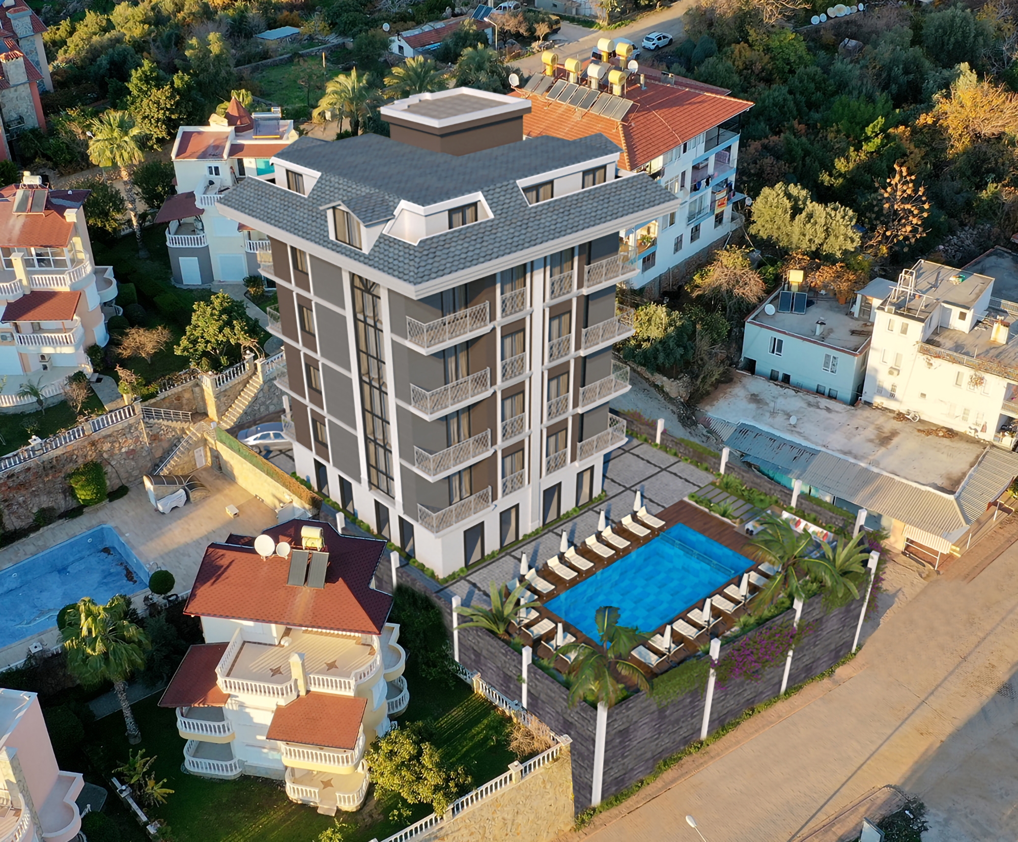 Luxurious 3+1 Apartment with Stunning Views, Alanya - Kestel