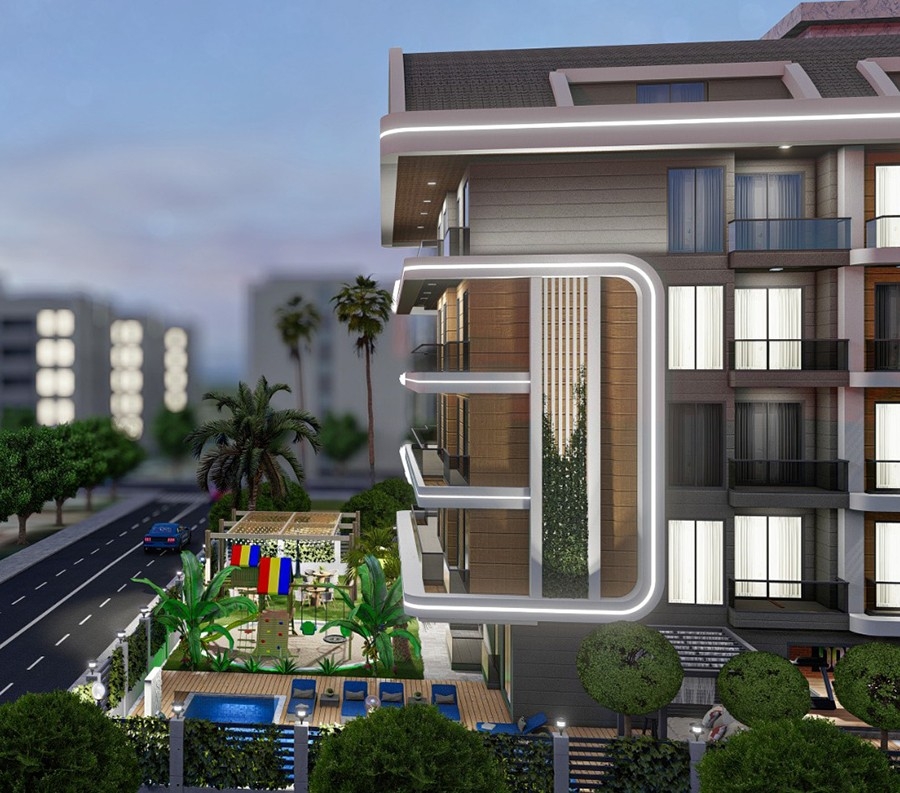Property in downtown 300m from the beach