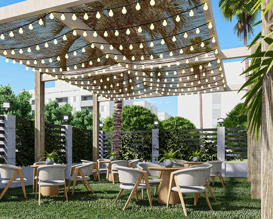 Property in downtown 300m from the beach