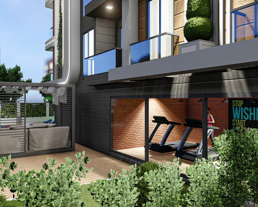 Property in downtown 300m from the beach