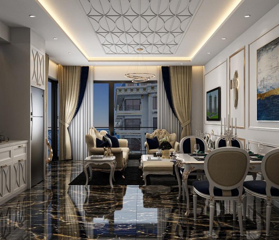Property in downtown 300m from the beach