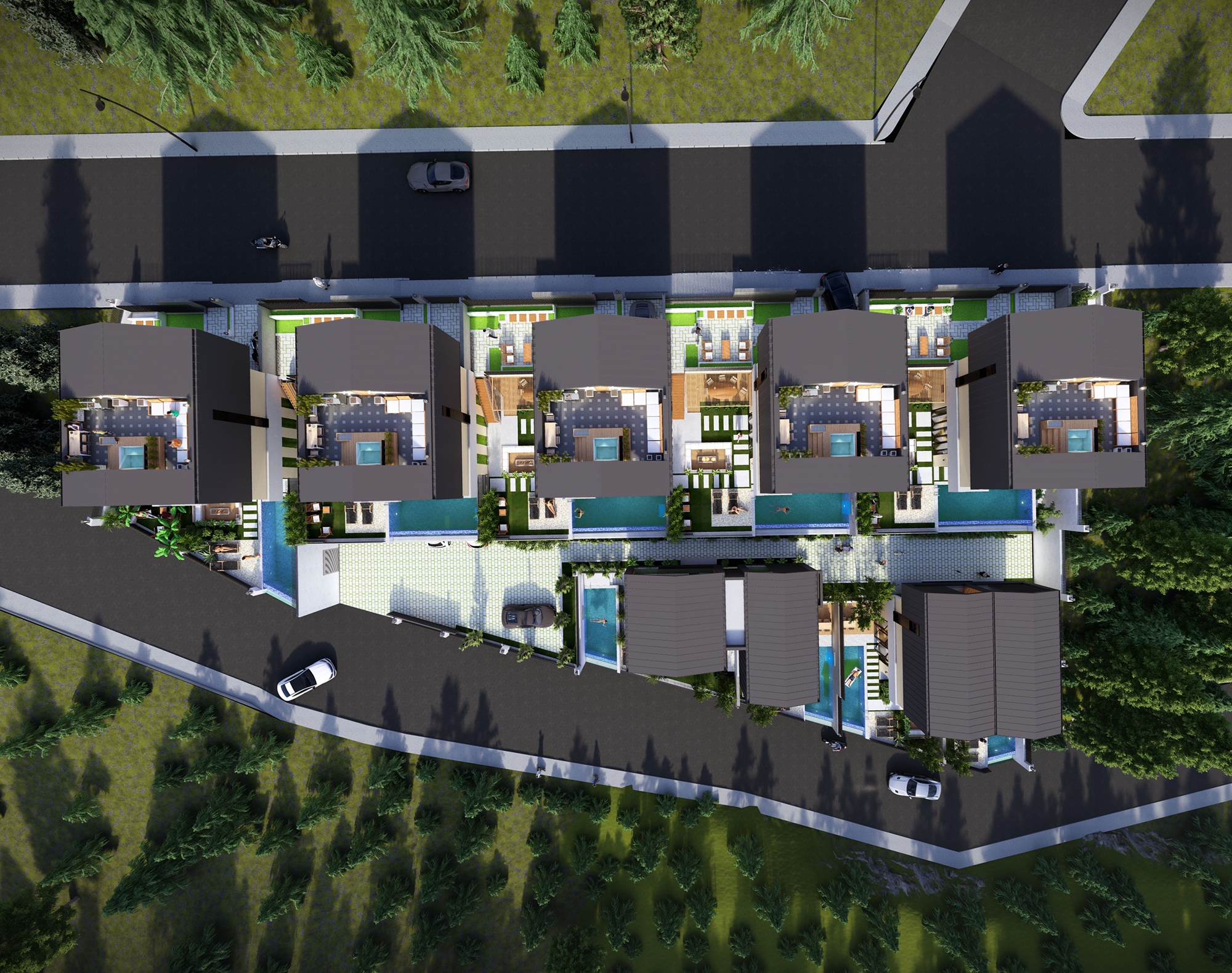Luxury 2+1 Villa with Sea and Castle Views, Alanya Tepe