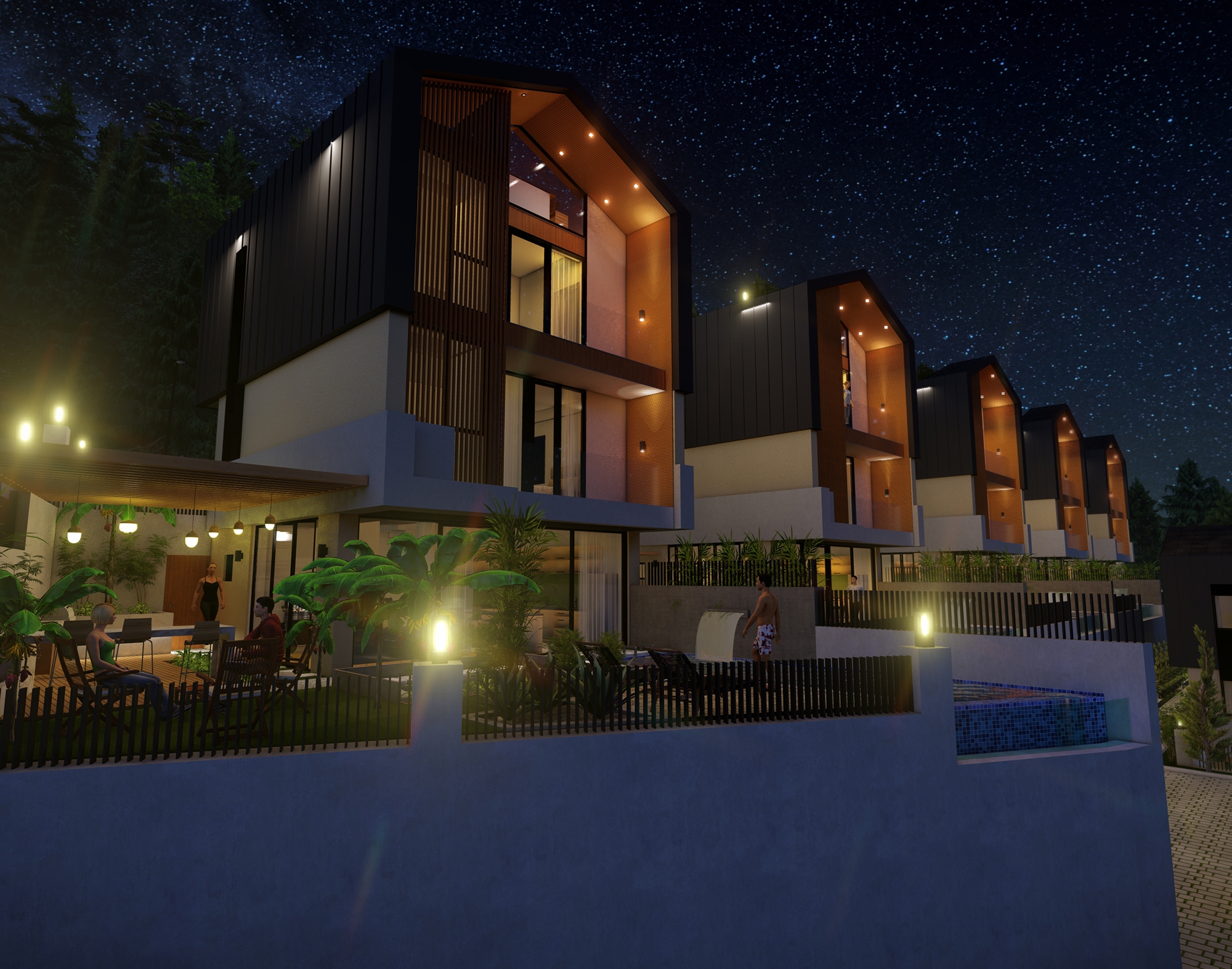 Luxury 2+1 Villa with Sea and Castle Views, Alanya Tepe