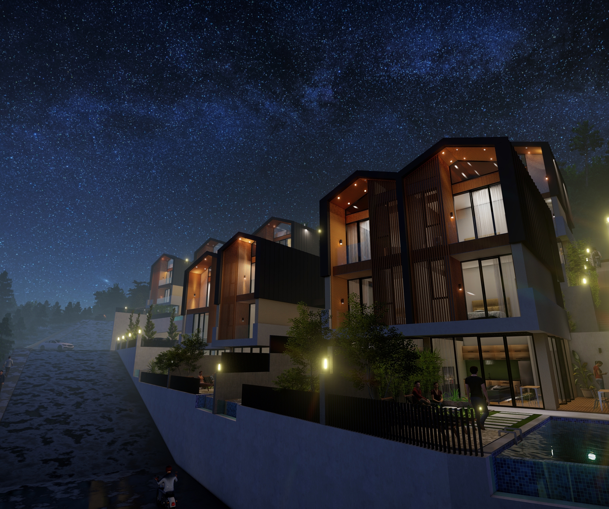Luxury 2+1 Villa with Sea and Castle Views, Alanya Tepe